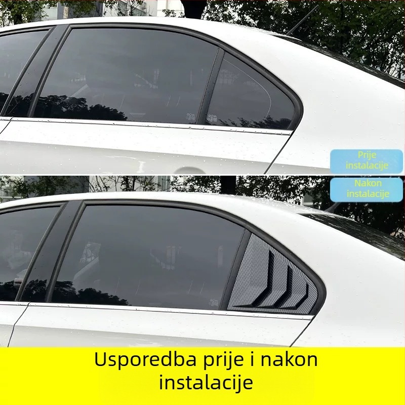 ABS dekorativna naljepnica za stražnje trokutasto staklo VW Jetta VA3 Santana, 2013-2021