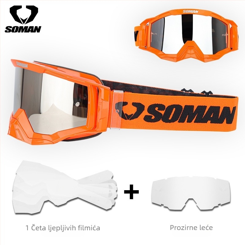 SOMAN SM20 off-road naočale – unisex, zaštita od vjetra i pijeska
