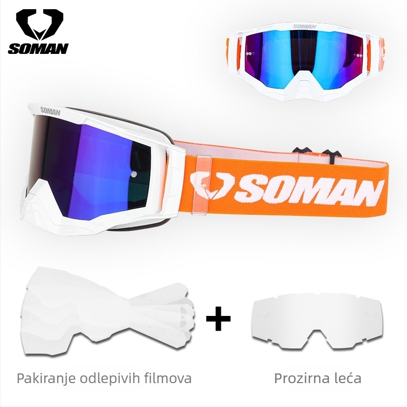 SOMAN SM20 off-road naočale – unisex, zaštita od vjetra i pijeska