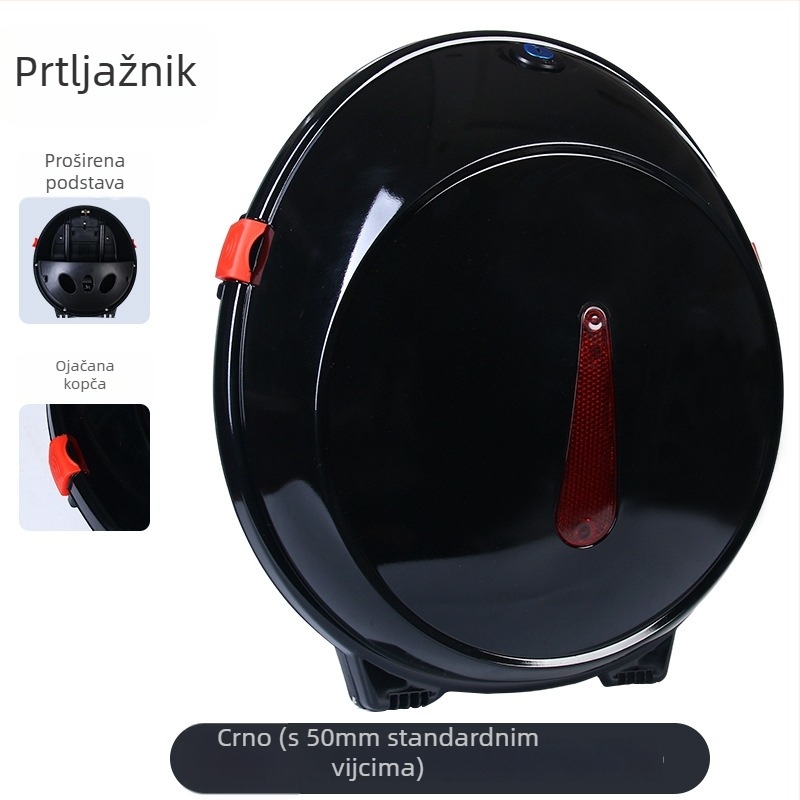 Univerzalna kutija za stražnji prtljažnik za električne bicikle | ABS materijal | Brand Fuli | Stil Knight Pack