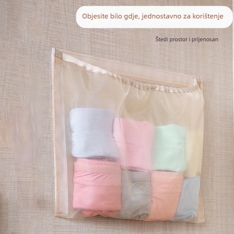 Visokokapacitetni mrežasti organizator za auto i kuhinju, zidni držač, s Velcro džepom