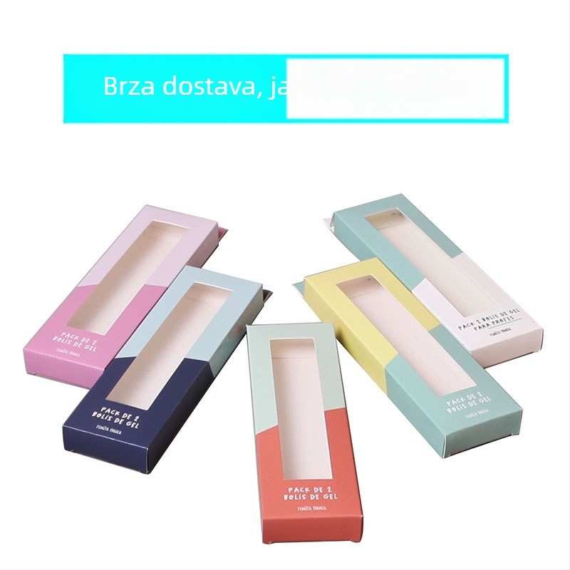 Kancelarijska kutija za pakiranje, sklopivi karton, 350 g bijeli karton, materijal: papir/karton