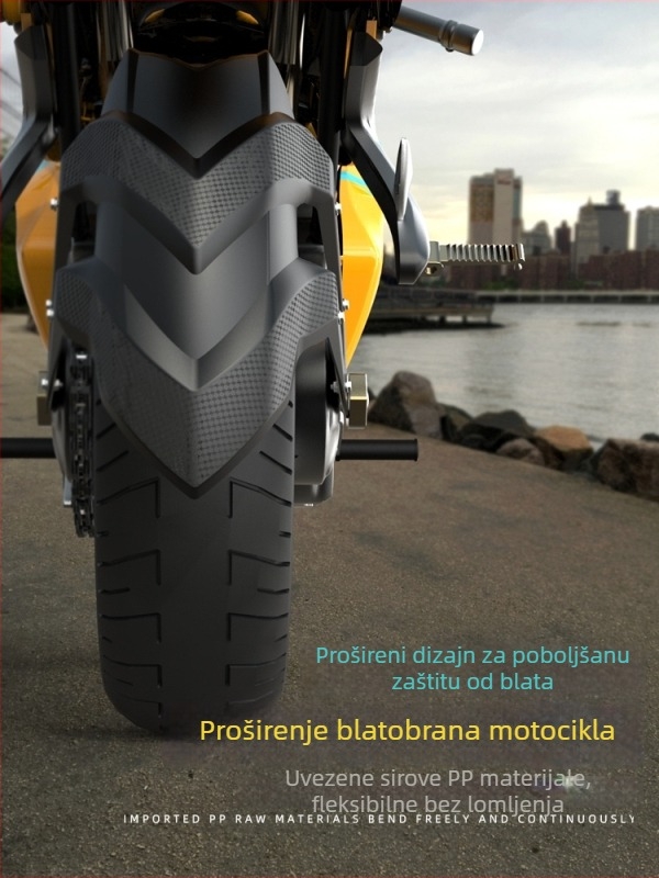 Zadnji blatnik za motocikl NK150 — plastični, model Dnb, proizvodni kod 630723036502