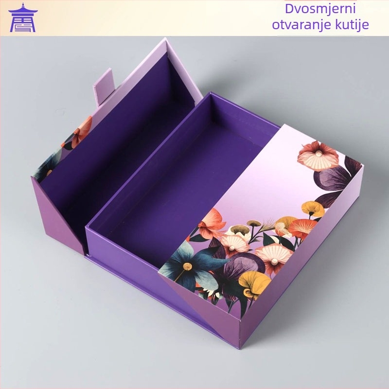 Prilagođena papirnata kutija za poklon s otiskom logotipa, UV završna obrada, materijal papir/karton, težina 250, model 0809