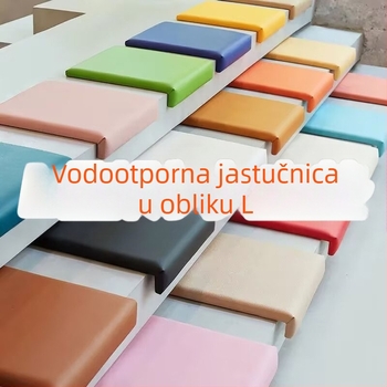 L-oblikovani debeli jastuk za stubište, kutno sjedenje i stolica za mijenjanje cipela