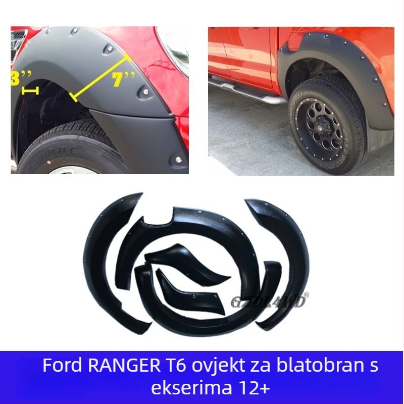 Ford Ranger set širokih blatnika (ABS, 2012-2020, 10 kg)