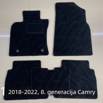 Podne prostirke Toyota Camry 9. generacije (vozač) — dedikovana zaštita vozila, prilagodljivo, materijal: Drugo, stil podova: Drugo, bez logotipa