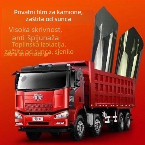 Film za prozore kamiona: zaštita od sunca i toplinska izolacija, samoljepljivi, otporan na udarce