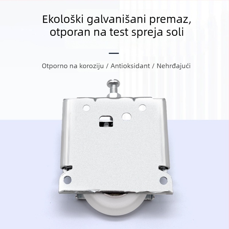 Kladka za garderobu, Model 6001, Q235 čelik, Nylon ležaj, Za garderobu
