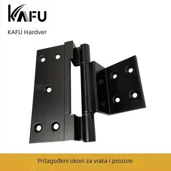 H018 aluminijska šarka za vrata i prozore, ravna skrivena šarka