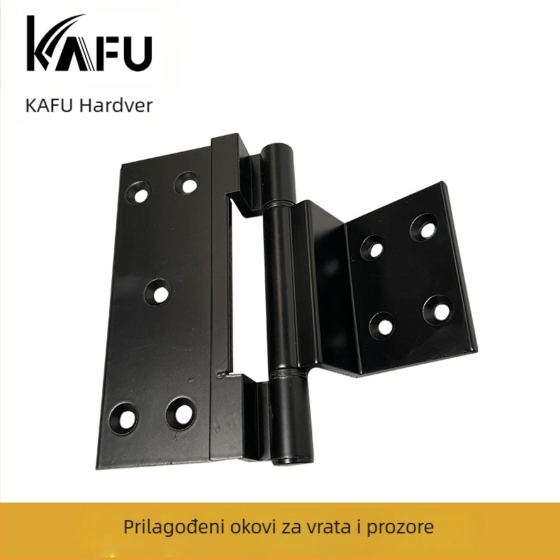 H018 aluminijska šarka za vrata i prozore, ravna skrivena šarka