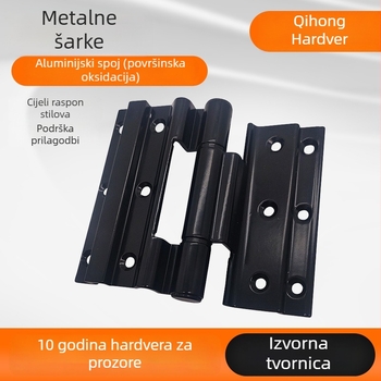 Šarniri za vrata i prozore, cinkova legura, oblik H, običan tip, praškasti premaz, moderni minimalistički stil