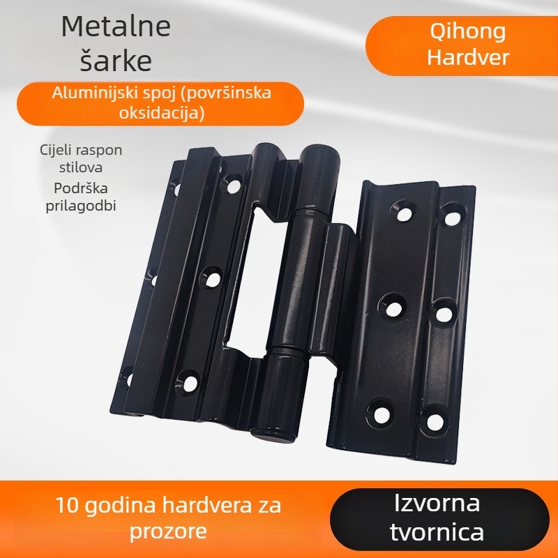 Šarniri za vrata i prozore, cinkova legura, oblik H, običan tip, praškasti premaz, moderni minimalistički stil