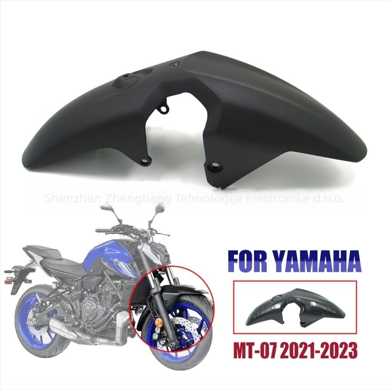 Prednji blatnik s kućištem za Yamaha MT-07 (2018-2023), ABS plast injekcijski oblikovan, prilagodljivo