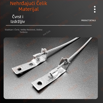 Didith 304 nehrđajući čelik antipadajuće užad za okov vrata i prozora – moderan i jednostavan dizajn