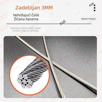 Didith 304 nehrđajući čelik antipadajuće užad za okov vrata i prozora – moderan i jednostavan dizajn