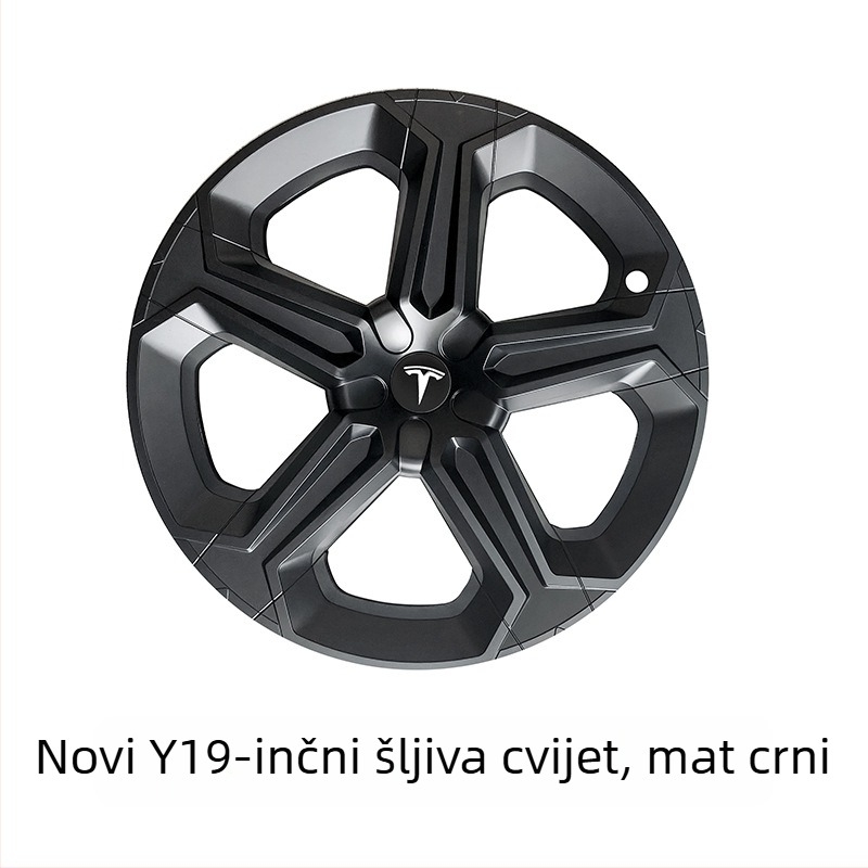 Kryt poklopca kotača za Tesla Model Y s motivom Plum Blossom, plastika, zaštita od ogrebotina i sudara