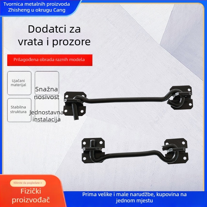 Butterfly latch za vrata i prozore | Nehrđajući čelik | Moderan minimalistički dizajn | Prilagodljiv model i završna obrada