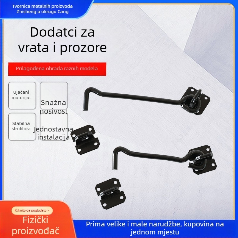 Butterfly latch za vrata i prozore | Nehrđajući čelik | Moderan minimalistički dizajn | Prilagodljiv model i završna obrada
