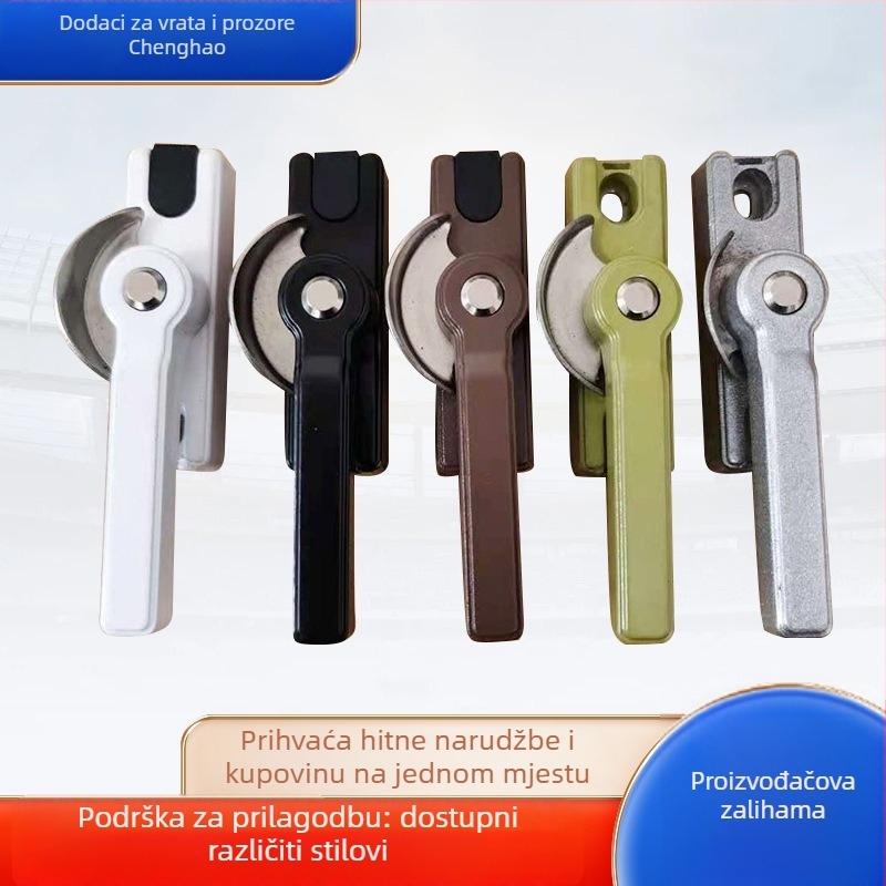 Brava za prozor, aluminijska legura, dvostrano prilagodljiva za lijevo/desno klizne prozore i vrata, protivkrađa