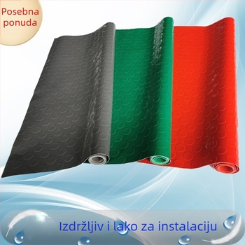 Kružna podna prostirka za van ili teretno vozilo, periva, modernog stila