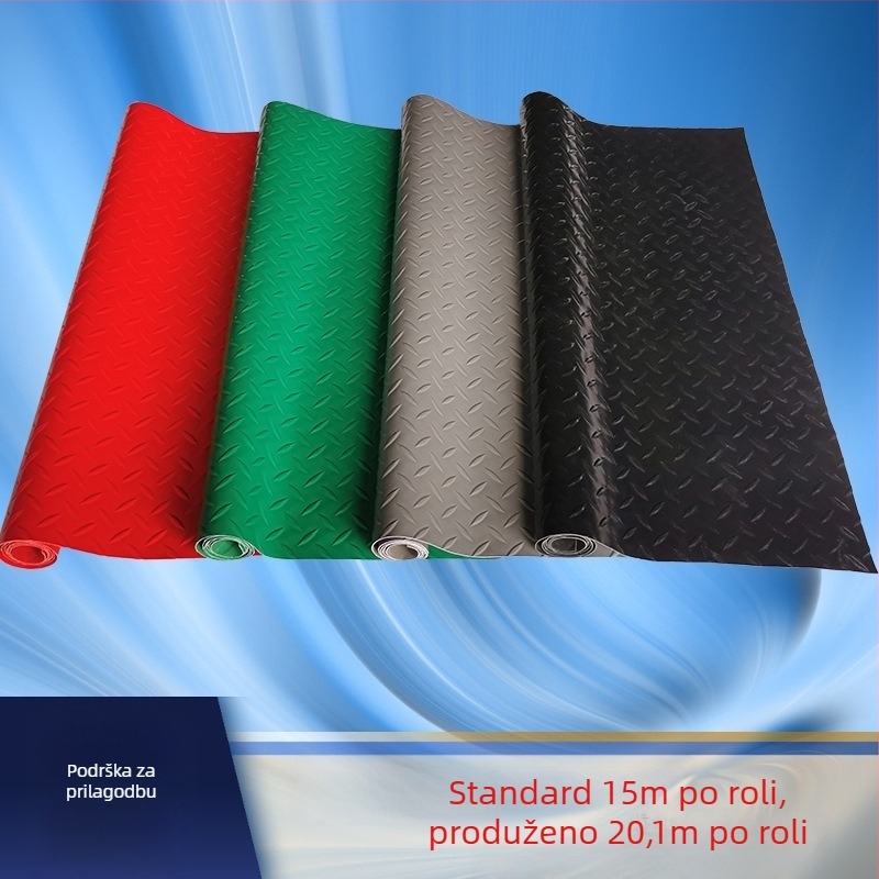 Kružna podna prostirka za van ili teretno vozilo, periva, modernog stila