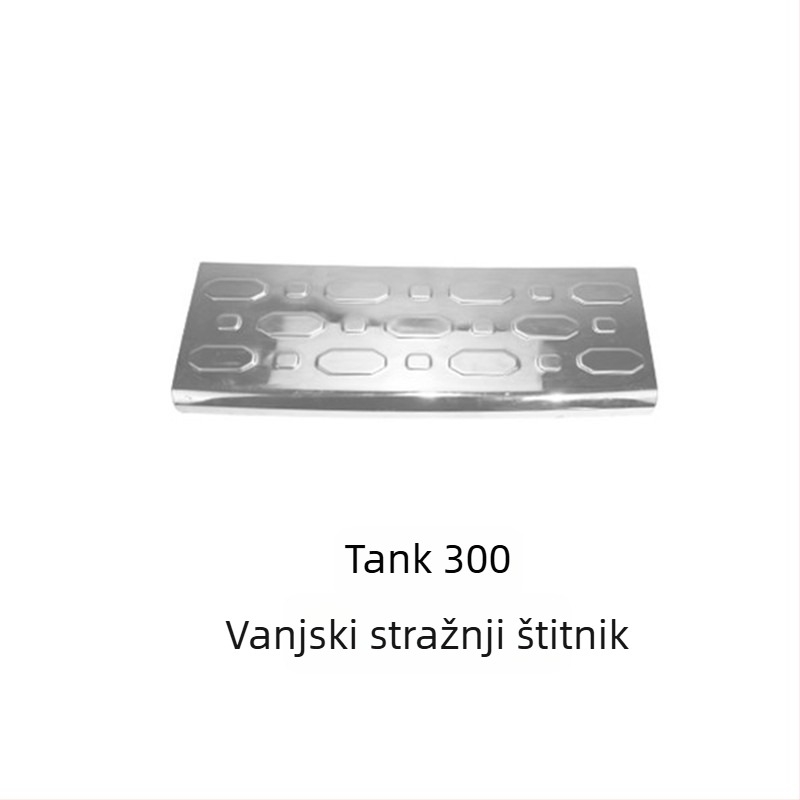 Fender TK-3265 za Tank 300 – nehrđajući čelik stražnja zaštitna ploča prtljažnika i pedal dobrodošlice