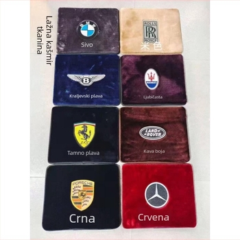 Automobilske prostirke za Ford, kašmir debelog 2.0 flisa, s logotipom (Materijal: Drugo; Primjenjivi modeli: Ford; Stil podnih ploča: Drugo)