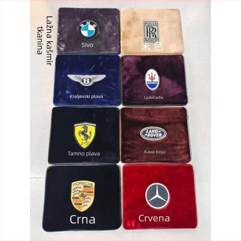 Automobilske prostirke za Ford, kašmir debelog 2.0 flisa, s logotipom (Materijal: Drugo; Primjenjivi modeli: Ford; Stil podnih ploča: Drugo)