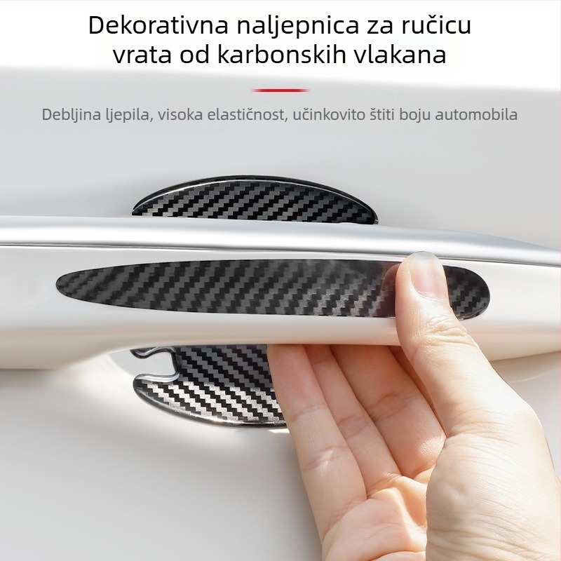 Kelnerette Karbonski uzorak zaštitna traka za rub vrata automobila – Anti-kolizijska traka, Model DJ016, Opći model vrata