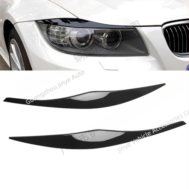 BMW 3. serija E90/E91 2005-2012 Prednje svjetlo obrub dekorativna naljepnica, ABS, uzorak karbonskih vlakana