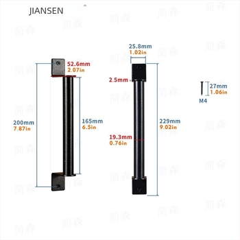 Jenson kvaka za vrata od karbonskog čelika, s plastifikiranim premazom, za vrata i prozore