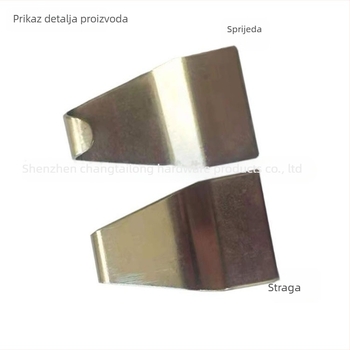 Nehrđajući čelični polukružni kuka za prozore, moderni minimalistički stil, model 001