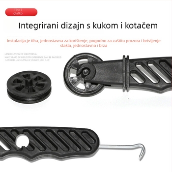 Aktuator za vrata i prozore od aluminijske legure — mrežna kolica, ležaj s utorom