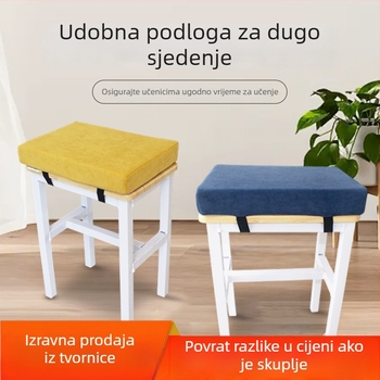 Jastuk za sjedenje za školski stol, debeli pjenasti jastuk, za sve sezone, udoban i neklizajući