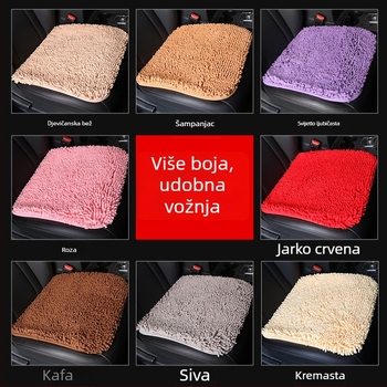Trodjelni set auto jastuka za četiri sezone, kvadratni jastuci