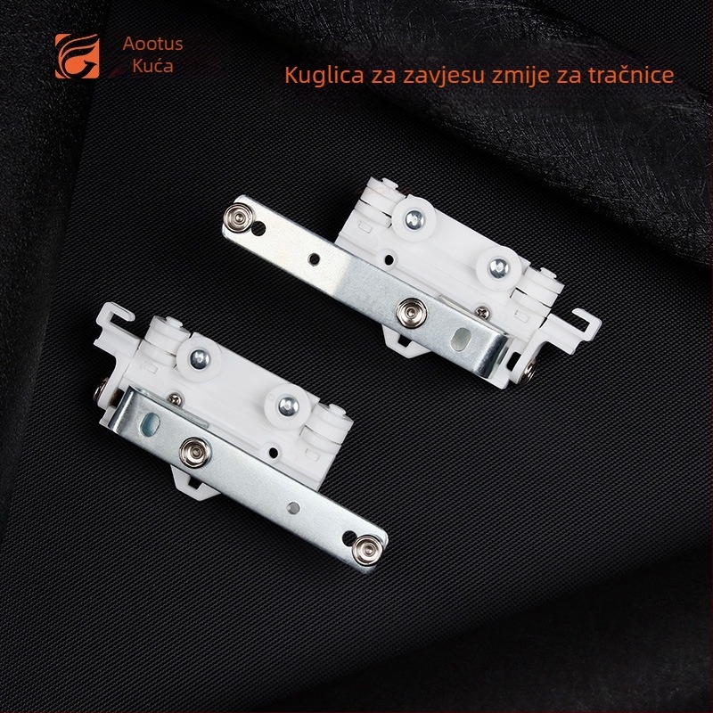 Serpentin klizna zavjesa za tračnicu – Tip: serpentin; Model: S967R/S967S/BT3125/J20-330; Materijal: POM + galvanizirano željezo; Tip zavjese: viseća; Marka: Yuntus
