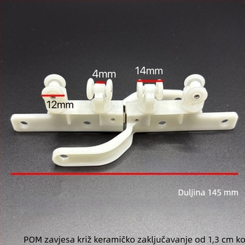 Automatski zatvarač zavjese s magnetskim dodirom i kotačićem – zaštita od propuštanja svjetla, moderni minimalistički stil, plastika