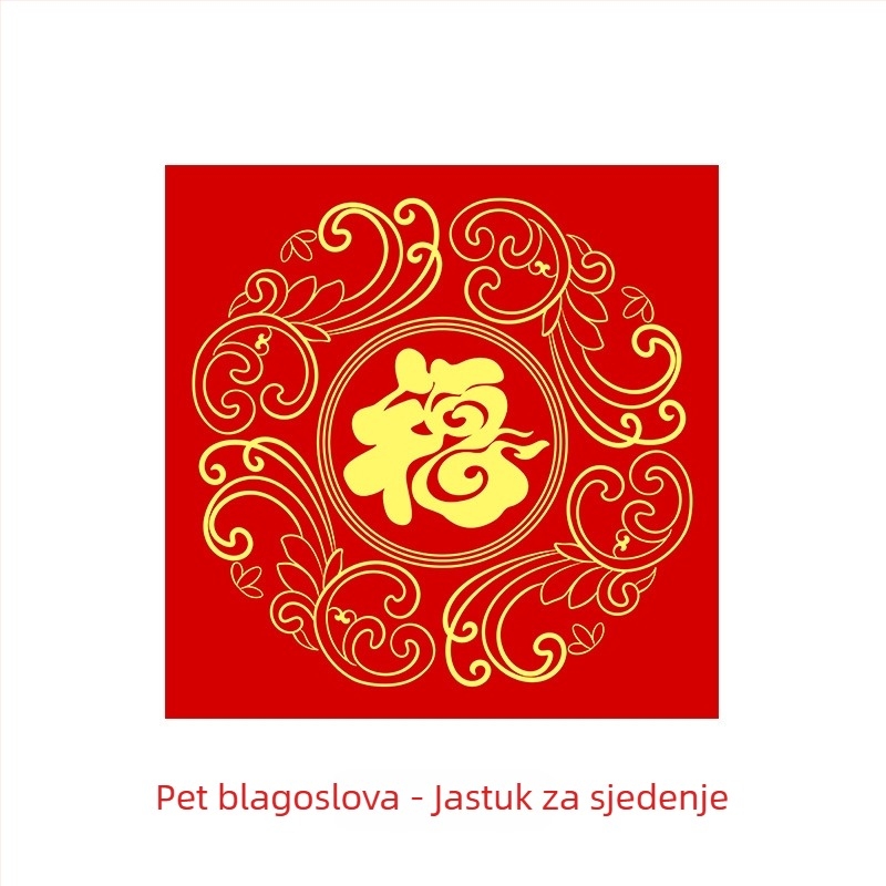 Svadbena jastučica za stolicu od kristalnog velūra – dekor svadbene sobe
