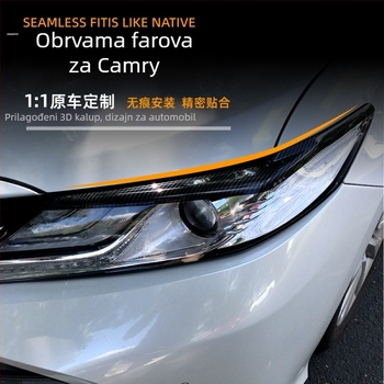 Decorativne naljepnice za obod farova za Toyota Camry 2018+; ABS materijal; mogućnost prilagođavanja; AMP-Z