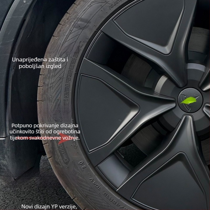 Mi yan plastične kapice za središnji dio kotača za Tesla Model Y, prilagodljive zaštitne kapice felge