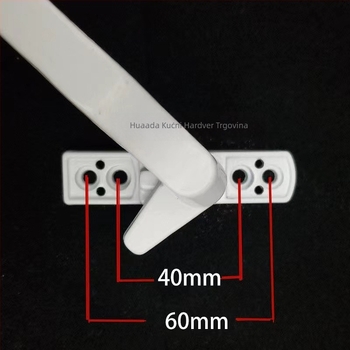 Debljana aluminijska kvaka za vrata i prozore, unutarnje i vanjsko otvaranje, moderni minimalistički dizajn