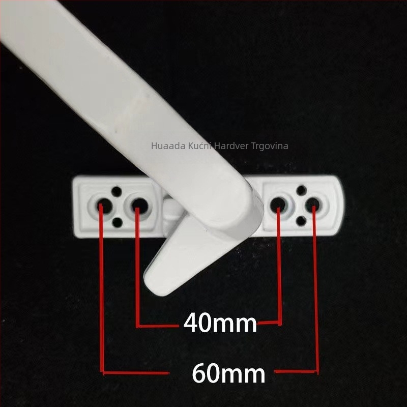 Debljana aluminijska kvaka za vrata i prozore, unutarnje i vanjsko otvaranje, moderni minimalistički dizajn