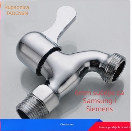 Kran za hladnu vodu s keramičkim disk ventilom, bočni priključak, od pročišćenog bakra, model LX689000