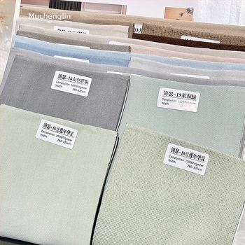 Zavjese s Chenilleom na prednjoj strani i lanenom stražnjem dijelu, zatemnjivanje 71–90%, toplinska izolacija i zaštita od sunca, debeli