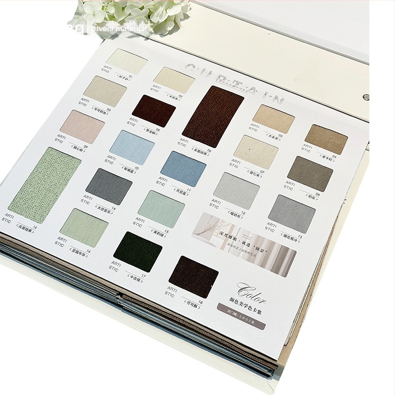 Zavjese s Chenilleom na prednjoj strani i lanenom stražnjem dijelu, zatemnjivanje 71–90%, toplinska izolacija i zaštita od sunca, debeli