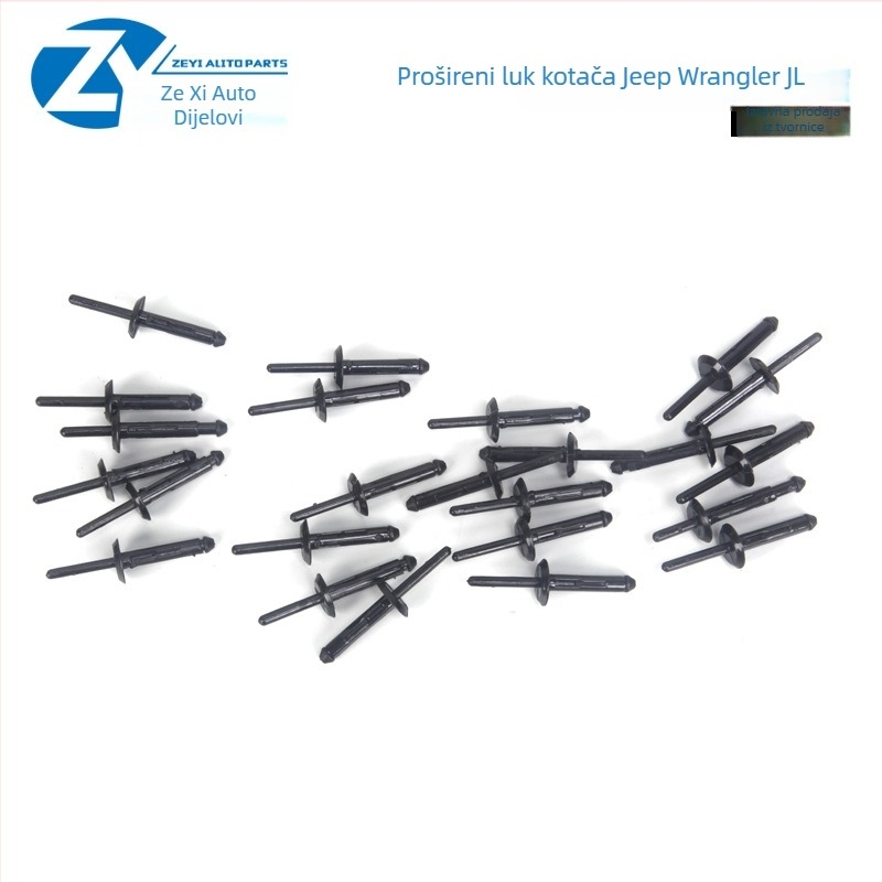 Prošireni blatobrani za Wrangler JL/JT (2018+), vodootporna zaštita od prskanja, plastični materijal, prilagodljivo