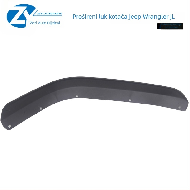 Prošireni blatobrani za Wrangler JL/JT (2018+), vodootporna zaštita od prskanja, plastični materijal, prilagodljivo