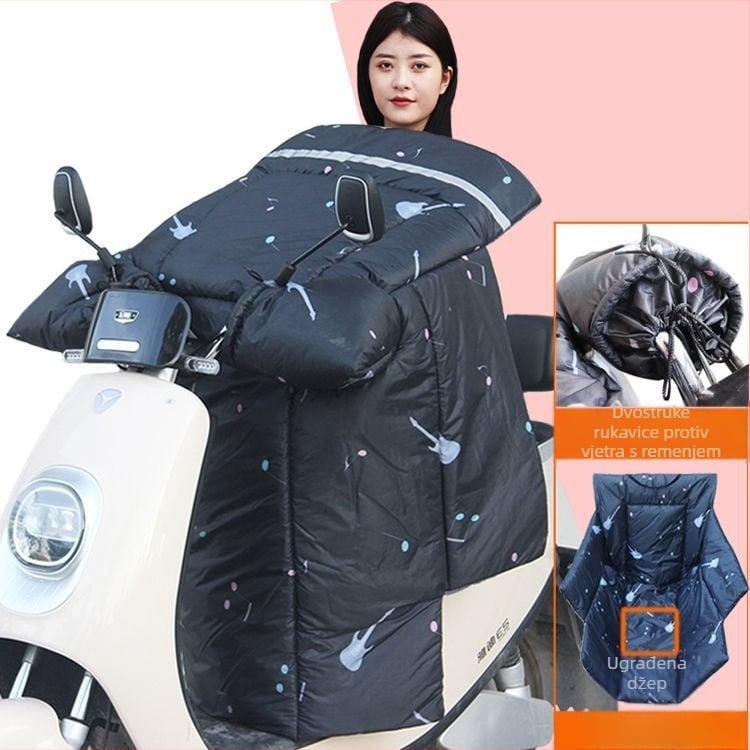 Štitnik protiv vjetra za električna vozila, od plastike, višekratno upotrebljivo, nije vodootporno