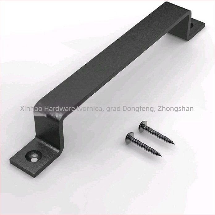 Drška za barn vrata za spavaću sobu, kovina, moderni minimalistični stil, model OS-023